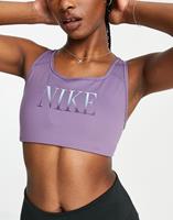 Nike Dri-FIT Swoosh Women's Medium-Support 1-Piece Pad Scoop-Back Sports Bra - FA21