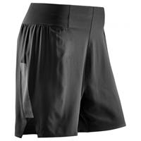 CEP Women's Run Loose Fit Shorts - Hardloopshort, zwart/grijs