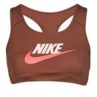 Nike Dri-FIT Swoosh Medium-Support Non-Padded Bekleidung Damen rot