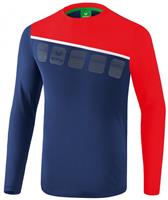 erima 5-C Longsleeve new navy/red/white