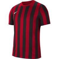 Nike Voetbalshirt DF Striped Division IV - Rood/Zwart/Wit