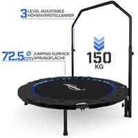 Physionics- Fitness trampoline - diameter 101 cm, in hoogte verstelbare handgreep, tot 150 kg, inklapbaar ini-tram...