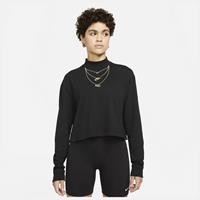 Nike Nike Sportswear Langarm-T-Shirt mit Stehkragen für Damen - Damen, Black
