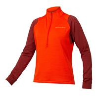 Endura SingleTrack Fleece Women Radtrikot paprika,rot-orange Damen Gr. L