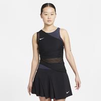 Nike Court Dri-FIT ADV Slam Tennistanktop voor dames - Zwart