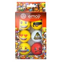 Second Chance Novelty Emoji Golfballs 6-pack