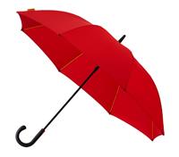 Impliva golfparaplu 125 cm polyester/aluminium rood