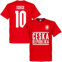 Retake Tsjechië Schick 10 Team T-Shirt - Rood - Kinderen - 2 Years