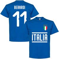 Retake Italië Berardi 11 Team T-Shirt - Blauw - Kinderen - 8 Years