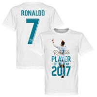 Retake Ronaldo Player Of The Year 2017 T-Shirt - Kinderen - 2 Years