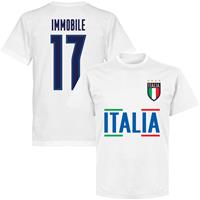 Retake Italië Immobile 17 Team T-Shirt - Wit - Kinderen - 6 Years