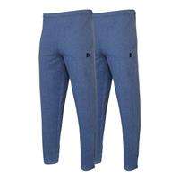 Donnay Donnay Heren - 2-Pack - Joggingbroek Wess - Donkerblauw gemêleerd