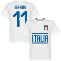 Retake Italië Berardi 11 Team T-Shirt - Wit - Kinderen - 12 Years