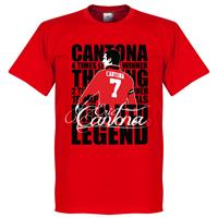 Retake Eric Cantona Legend T-shirt - Rood - Kinderen - 8 Years