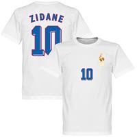 Retake Frankrijk Zidane 10 1998 Away T-Shirt - Kinderen - 10 Years