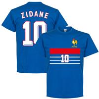 Retake Frankrijk 1998 Zidane 10 Retro T-Shirt - Kinderen - 4 Years