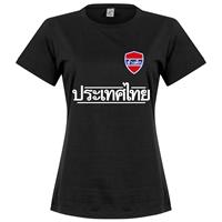 Retake Thailand Team Dames T-Shirt - Zwart