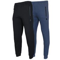 Donnay Donnay Heren - 2-Pack - Joggingbroek Jack - Zwart & Donkerblauw