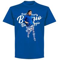 Robertio Baggio Italië Script T-Shirt - Blauw - Kinderen