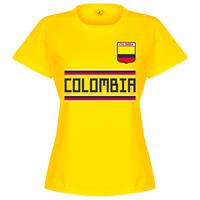 Retake Colombia Dames Team T-Shirt - Geel
