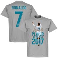 Retake Ronaldo Player Of The Year 2017 T-Shirt - Kinderen - 10 Years