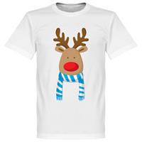 Retake Reindeer Supporter T-Shirtichtblauw/Wit - Kinderen - 10 Years