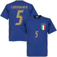Retake Italië Cannavaro WK 2006 T-Shirt - Kinderen - 10 Years