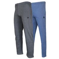 Donnay Donnay Heren - 2-Pack - Joggingbroek Wess - Donkergrijs & Donkerblauw