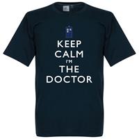 Retake Keep Calm I'm The Doctor T-Shirt - Navy - Kinderen - 10 Years