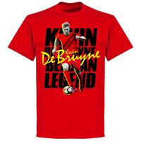 Retake De Bruyne België Legend T-Shirt - Rood