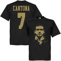 Retake Cantona Silhouette T-Shirt - Zwart/Goud - Kinderen - 10 Years