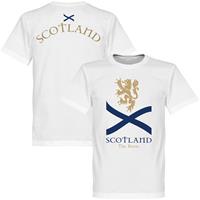 Retake Schotland the Brave T-Shirt - Wit - Kinderen - 10 Years