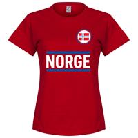 Retake Noorwegen Team Dames T-Shirt - Rood