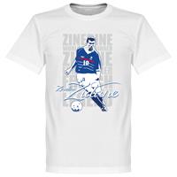 Retake Zinedine Zidane Legend T-Shirt - Wit - Kinderen - 10 Years