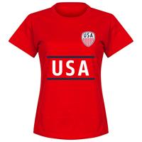 Retake USA Team Dames T-Shirt - Rood