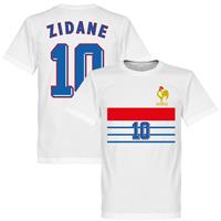 Retake Frankrijk 1998 Zidane 10 Retro T-Shirt - Kinderen - 10 Years