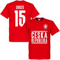 retake Tsjechië Soucek 15 Team T-Shirt - Rood