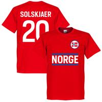 Retake Noorwegen Solskjaer 20 Team T-Shirt - Rood - Kinderen - 10 Years