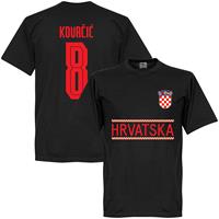 Retake Kroatië Kovacic 8 Team T-Shirt 2021-2022 - Zwart - Kinderen - 10 Years