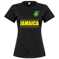 Retake Jamaica Team Dames T-Shirt - Zwart
