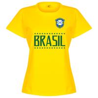 Retake Brazilië Dames Team T-Shirt - Geel