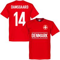 Retake Denemarken Damsgaard 14 Team T-Shirt - Rood