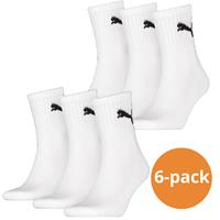 Puma sokken Sport wit 6-pack