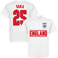 retake Engeland Saka 25 Team T-Shirt - Wit