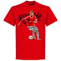 retake Ronaldo Script T-Shirt - Rood