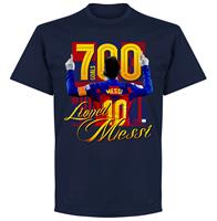 Retake Messi Barcelona 700 Goals T-Shirt - Navy - Kinderen - 10 Years