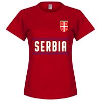 Retake Servië Dames Team T-Shirt - Rood