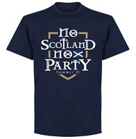 retake No Scotland No Party T-Shirt - Navy - Kinderen