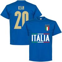 retake Italië Squadra Azzurra Kean Team T-Shirt - Blauw - Kinderen