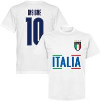 Retake Italië Insigne 10 Team T-Shirt - Wit - Kinderen - 10 Years